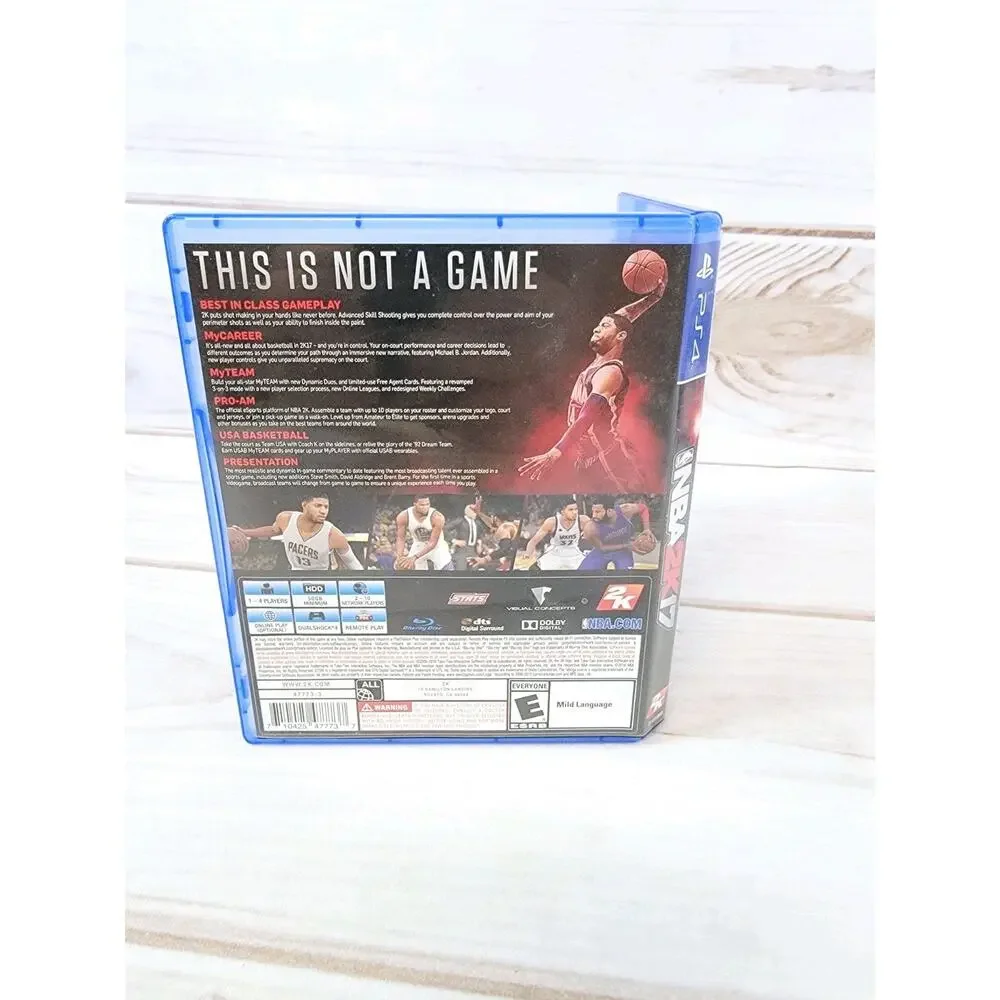 NBA 2K17 (Sony PlayStation 4, 2016) PS4 With Manual CIB